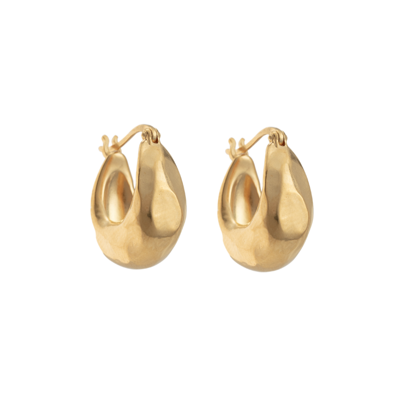 Golden Essence Petite Hoop Earrings 1