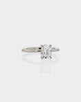 Load image into Gallery viewer, 2.0 CT Cushion Lab Grown Diamond Solitaire Engagement Ring in Classic Elegance
