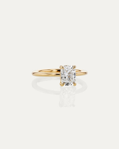 Solitaire-Oval Lab Grown Diamond Engagement Ring