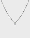 Load image into Gallery viewer, 1.0 CT Emerald Lab-Grown Diamond Solitaire Necklace in Luxe Setting
