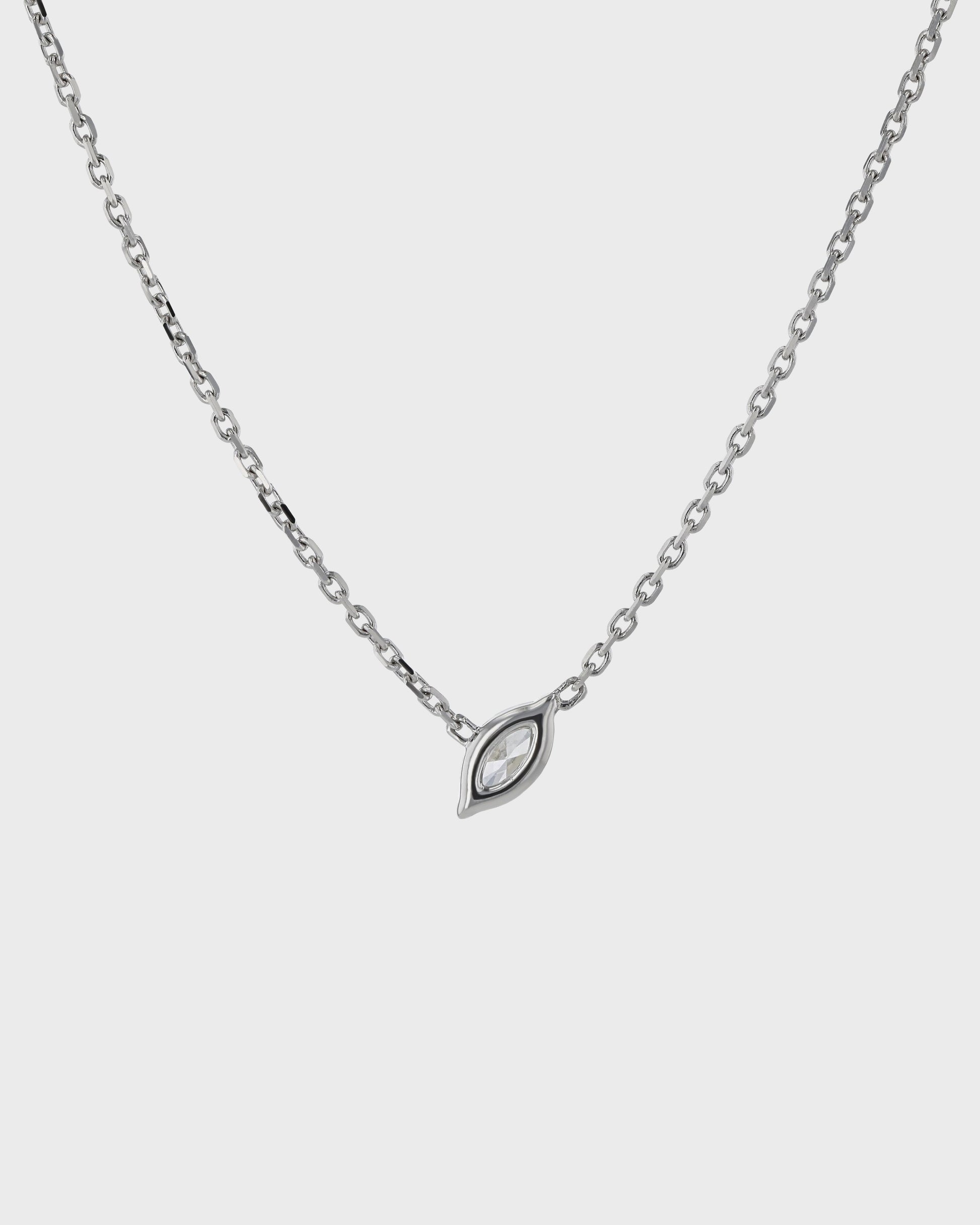 1.0 CT Marquise Lab-Grown Diamond Solitaire Pendant Necklace 2