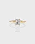 Load image into Gallery viewer, Radiant Elegance: 1.0 CT Lab Grown Diamond Solitaire Ring
