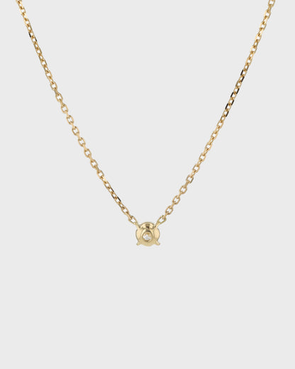 Radiant 1.0 CT Round Lab Grown Diamond Solitaire Necklace 2