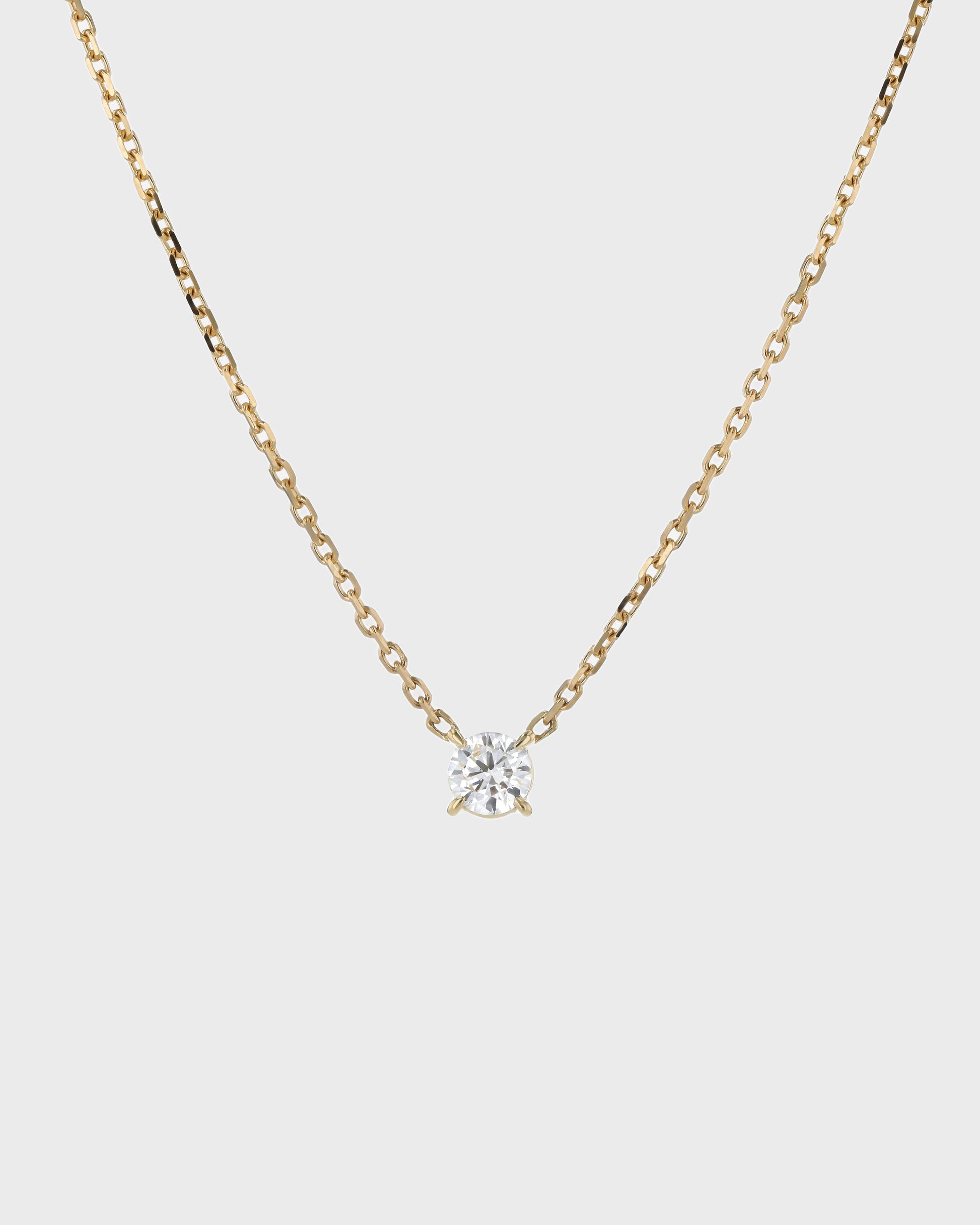 Radiant 1.0 CT Round Lab Grown Diamond Solitaire Necklace 1