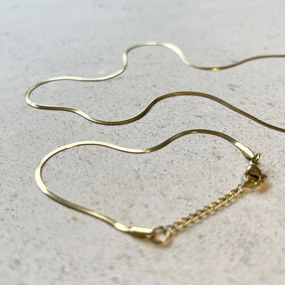 Simple Curb Chain Necklace 4