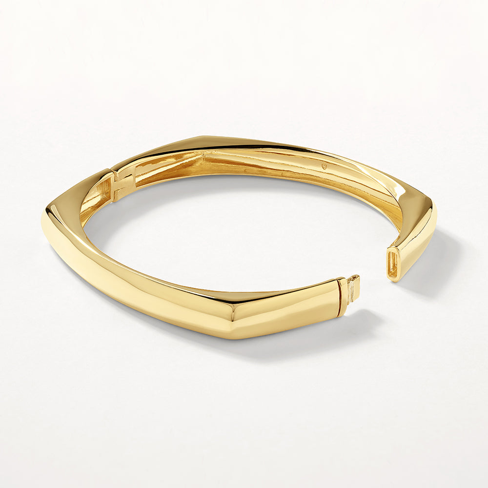 Square Edge Bangle Bracelet 6