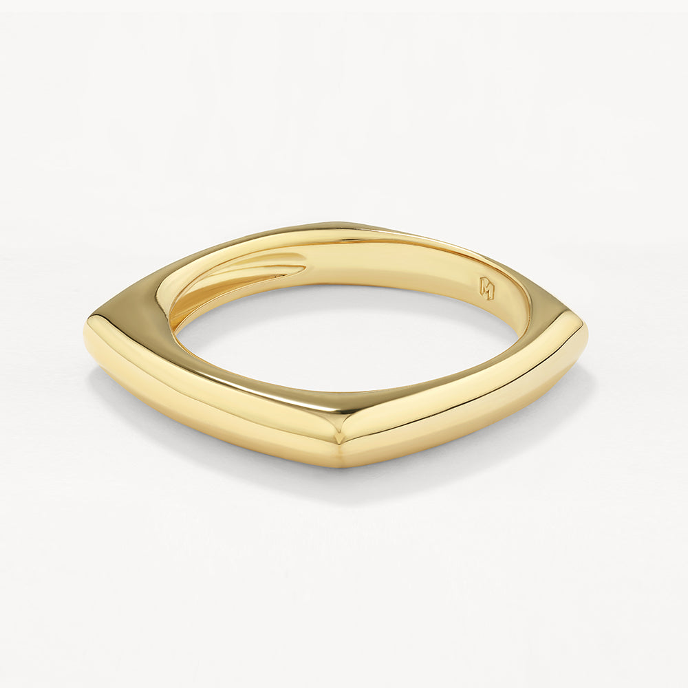 Square Edge Wedding Band