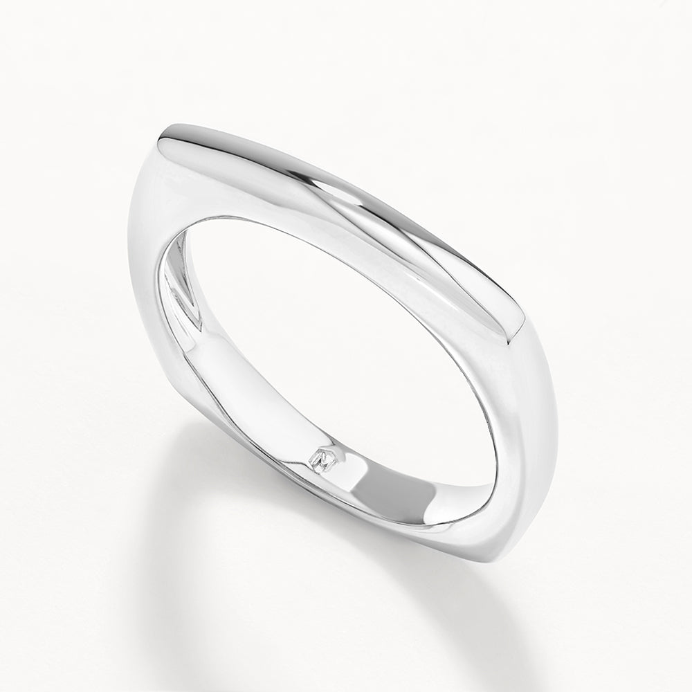 Square Edge Wedding Band