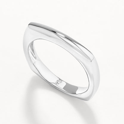 Square Edge Wedding Band 3
