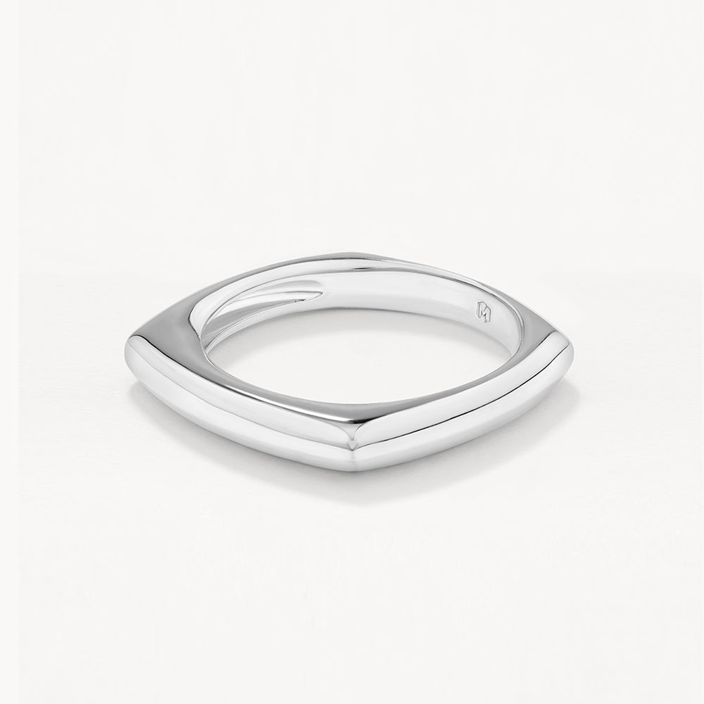 Square Edge Wedding Band 5