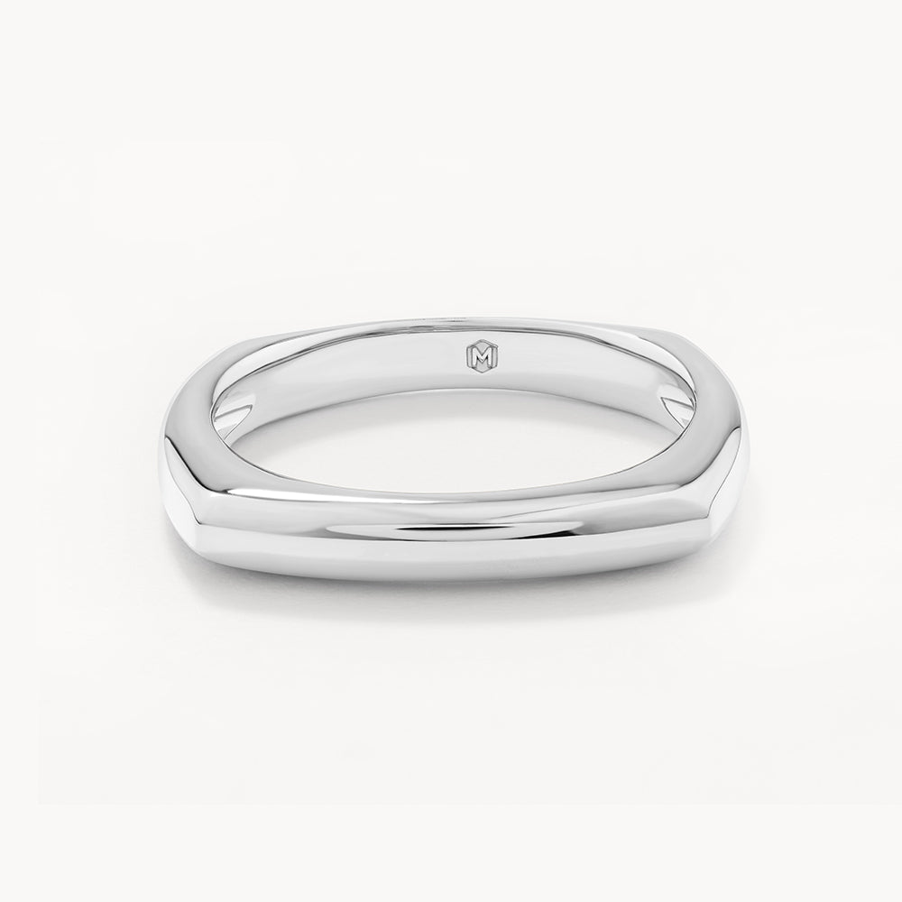 Square Edge Wedding Band