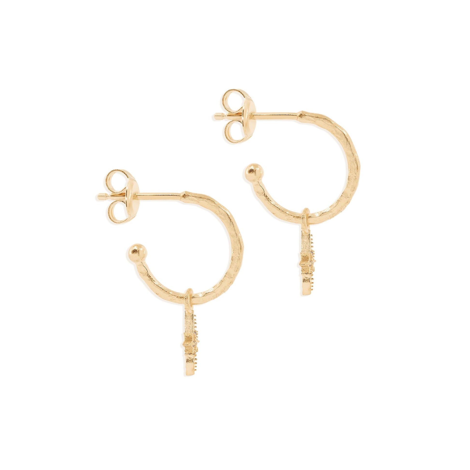 Starlight Hoops with 0.2 TCW Round Lab Grown Diamonds 2