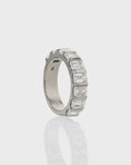 Load image into Gallery viewer, 0.50 TCW Emerald Cut Lab Grown Diamond Half Eternity Band
