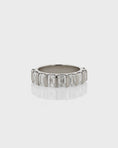 Load image into Gallery viewer, 0.50 TCW Emerald Cut Lab Grown Diamond Half Eternity Band
