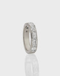 Load image into Gallery viewer, 0.50 TCW Emerald Lab Grown Diamond Half Eternity Band Ring
