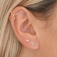 Load image into Gallery viewer, Golden Heart Charm Single Stud Earring
