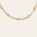 Load image into Gallery viewer, Radiant Heart Link Gold Necklace
