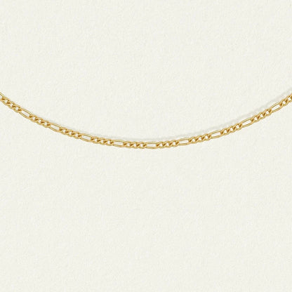 Gold Chain Patterned Necklace 1