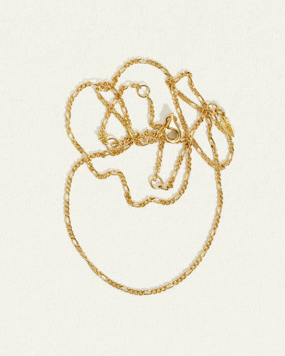 Gold Chain Patterned Necklace 2