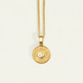 Load image into Gallery viewer, Radiant Sunburst: 0.05 CT Round Lab Grown Diamond Necklace
