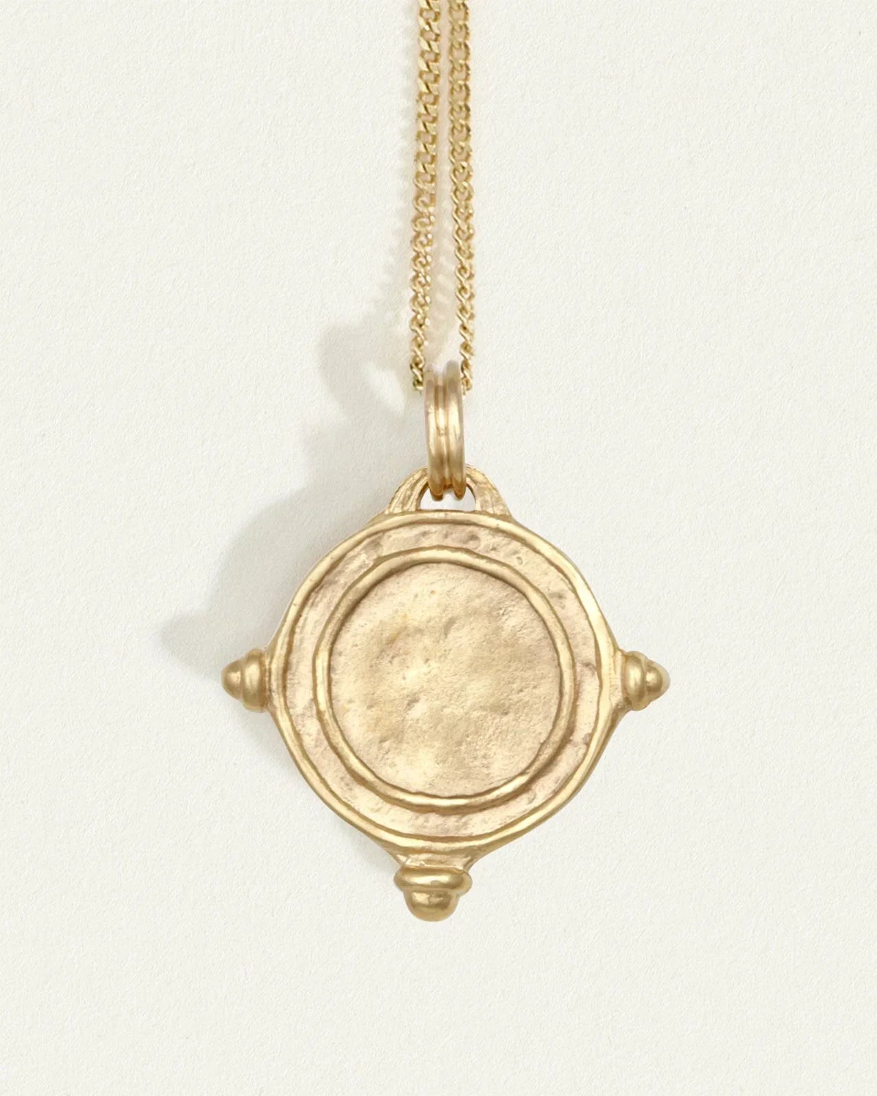 Timeless Elegance: Gold Circle Pendant Necklace