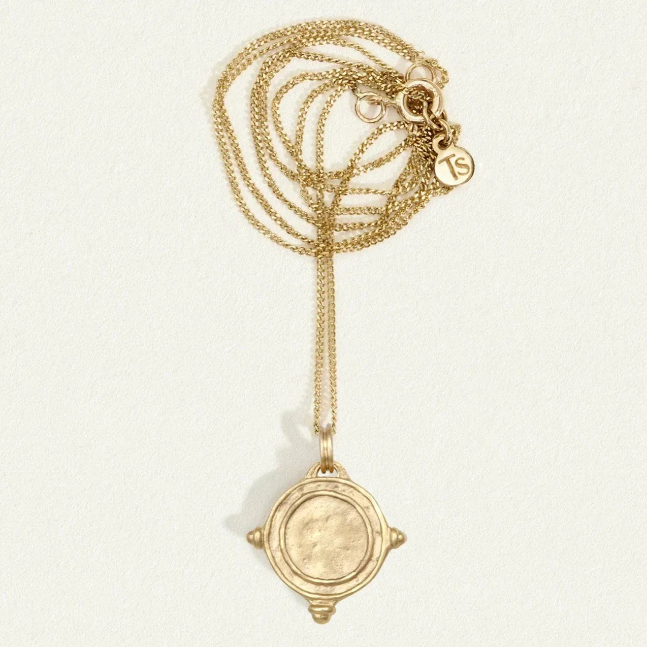 Timeless Elegance: Gold Circle Pendant Necklace