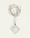 Load image into Gallery viewer, Radiant 0.01 CT Emerald Lab-Grown Diamond Pendant Necklace
