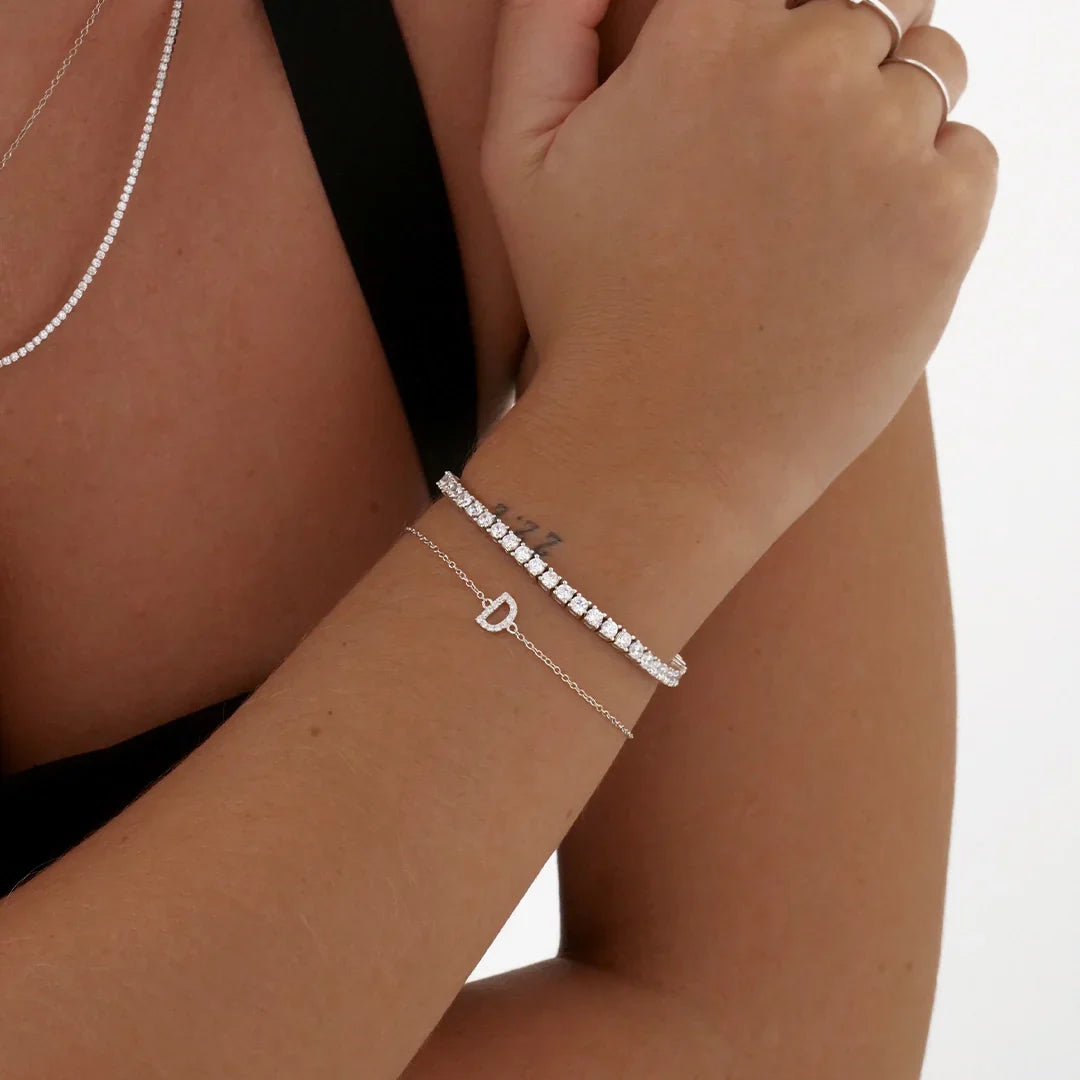 Exquisite 1 TCW Round Lab-Grown Diamond Tennis Bracelet 3