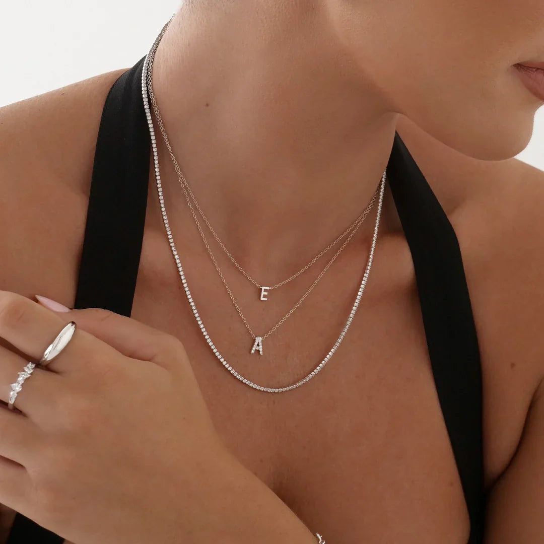 Elegant 2 TCW Round Lab-Grown Diamond Tennis Necklace