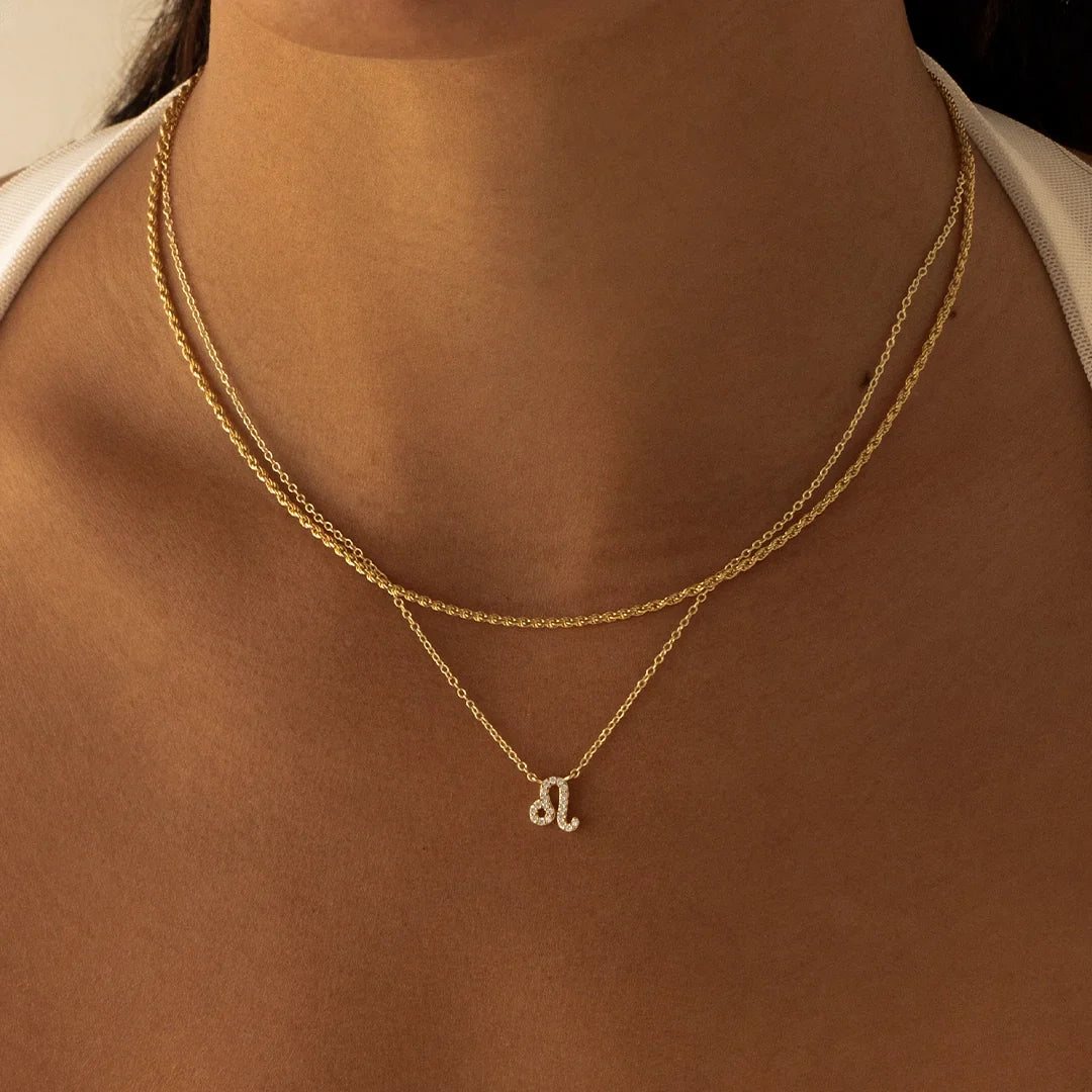 Elegant Gold Rope Chain Necklace