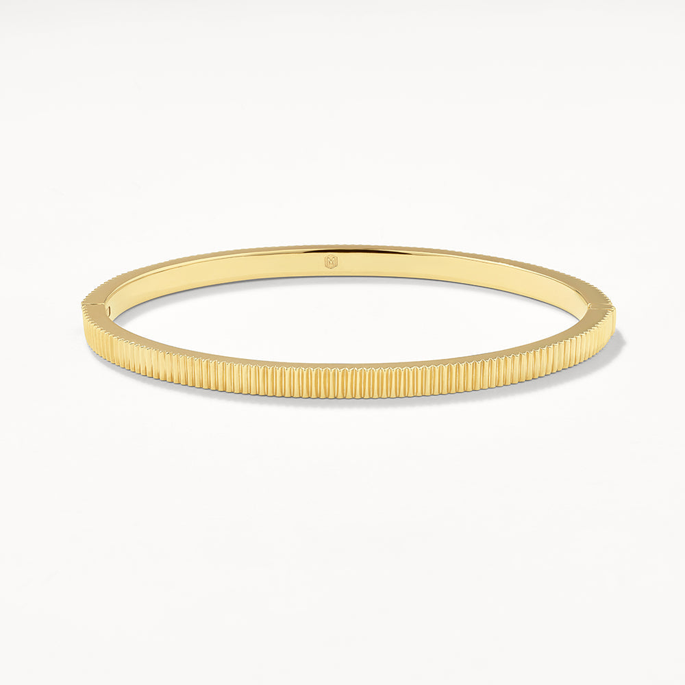 Line Textured Bangle Bracelet