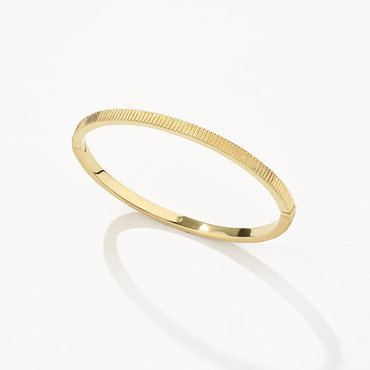 Line Textured Bangle Bracelet