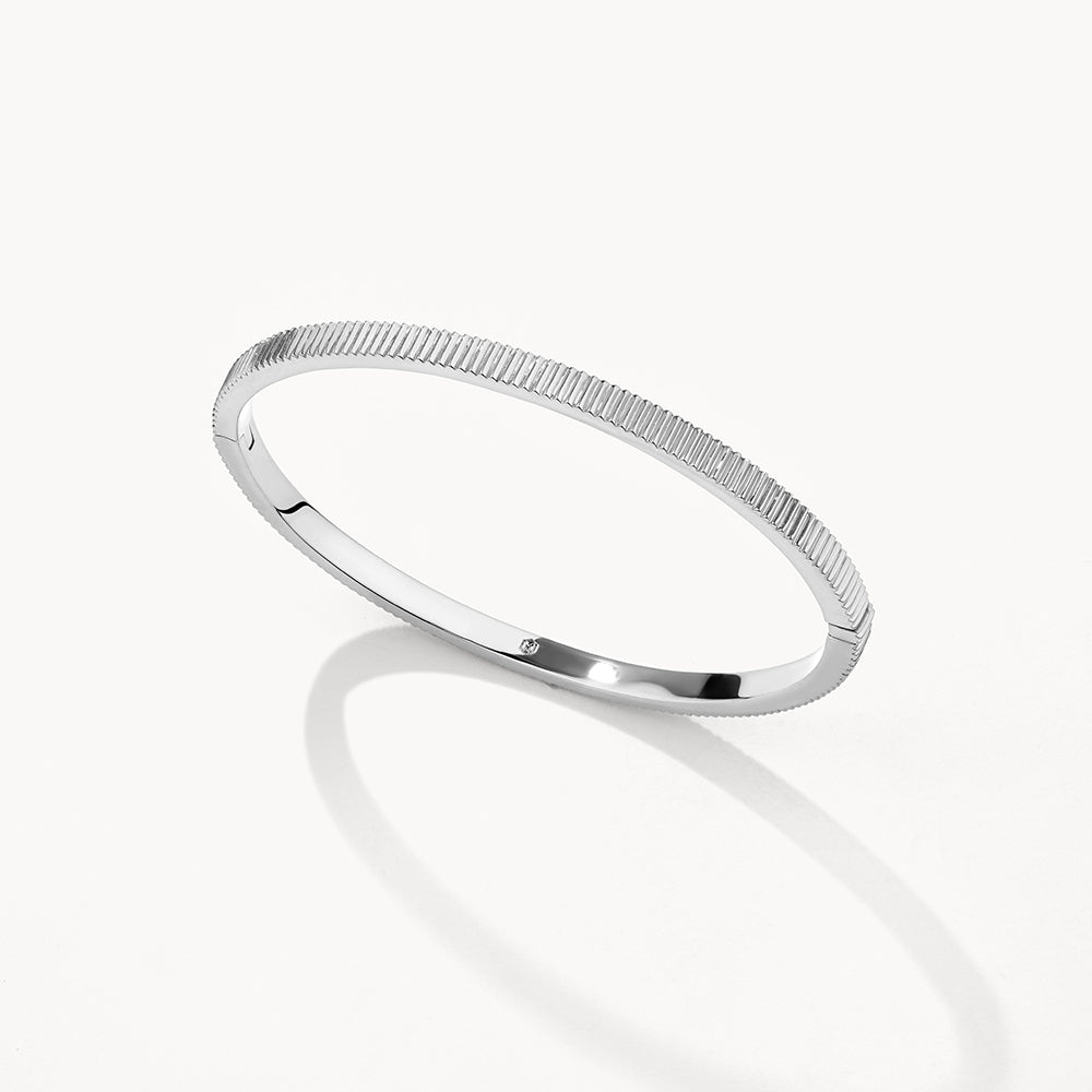 Line Textured Bangle Bracelets 1