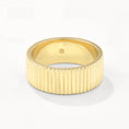 Load image into Gallery viewer, Textured Line Wedding Band
