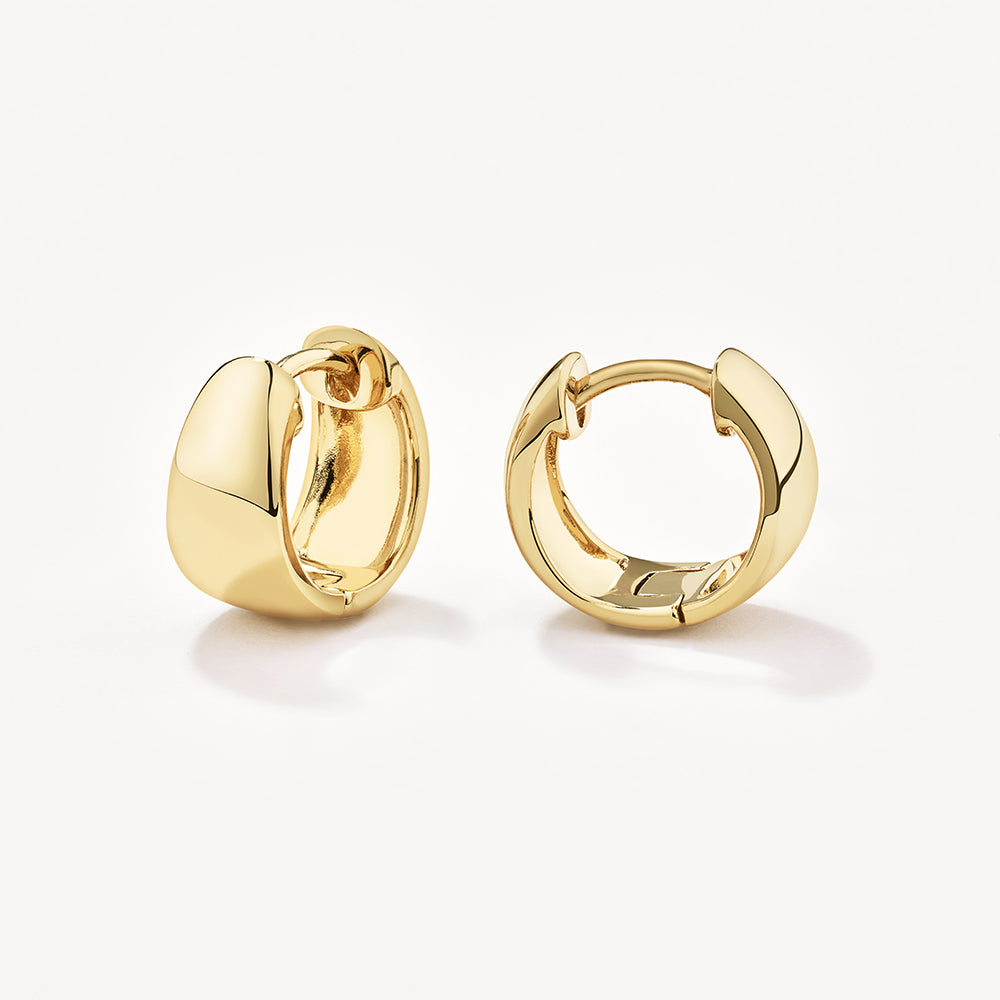 Bold Gold Chic Hoop Earrings