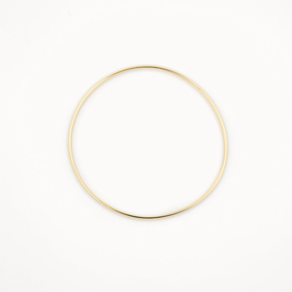 Sleek Gold Minimalist Bangle Bracelet