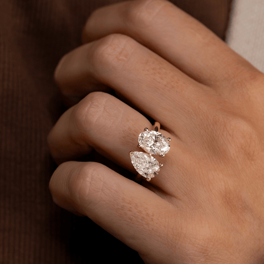 Solitaire-Oval Lab Grown Diamond Engagement Ring