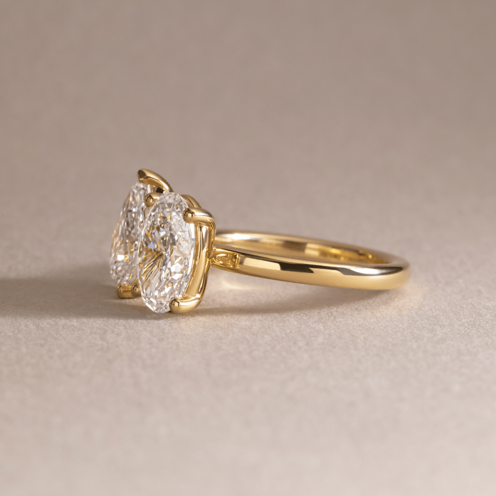 Solitaire-Oval Lab Grown Diamond Engagement Ring