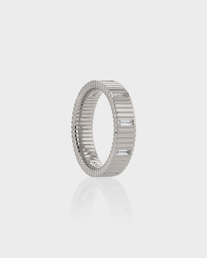 Eternal Elegance: Baguette Lab Grown Diamond Wedding Band 3