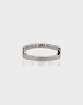 Load image into Gallery viewer, Elegant Split Traction Wedding Band in Polished Silver
