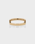 Load image into Gallery viewer, Golden Elegance: Textured Split Wedding Band
