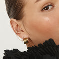 Load image into Gallery viewer, Triple Wave Hoop Earrings
