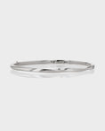 Load image into Gallery viewer, Elegant Twist Sterling Silver Bangle Bracelet
