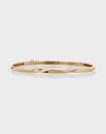 Load image into Gallery viewer, Golden Twisted Elegance Bangle Bracelet
