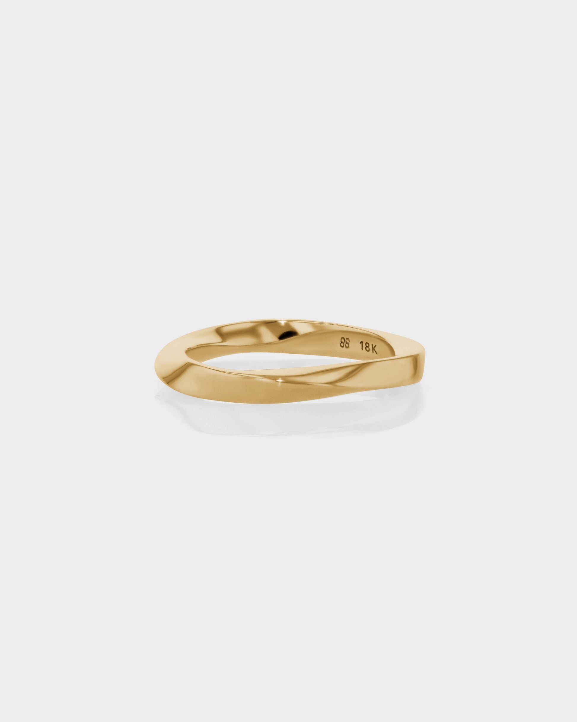 Classic Twisted Shank Wedding Band 2