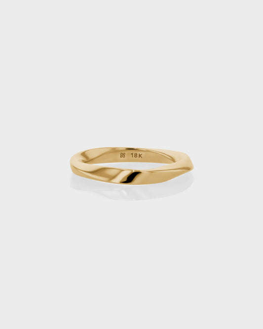 Classic Twisted Shank Wedding Band