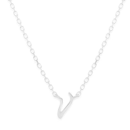 Simple Love Letter Initial Necklace 26