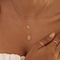 Load image into Gallery viewer, Virgo Charm Necklace with 0.1 TCW Round Lab-Grown Diamonds
