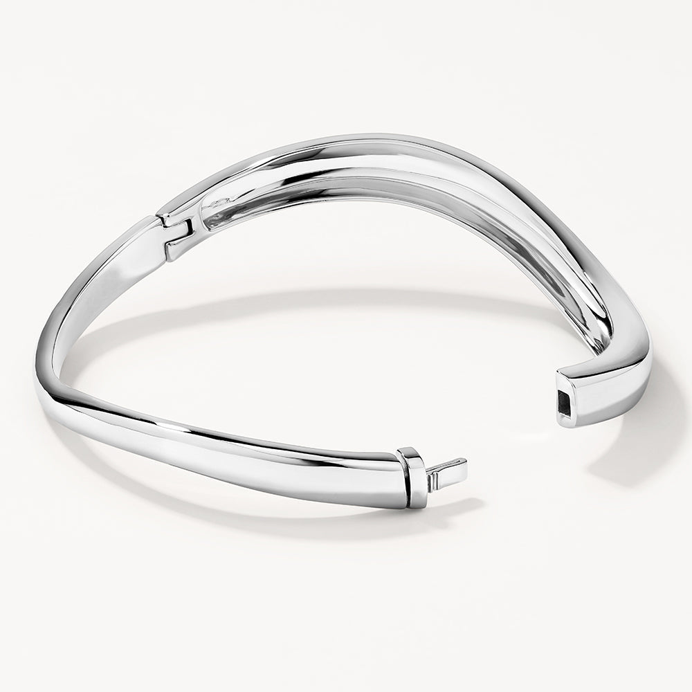 Simple Curve Bangle Bracelet