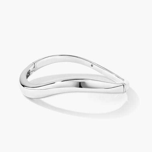 Simple Curve Bangle Bracelet